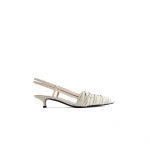 Sebastian Milano Perla Slingback in White Patent | Slingbacks