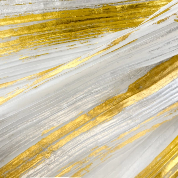 SemSem Gold & Silver Foil Plissé Top | Tops | Coveti