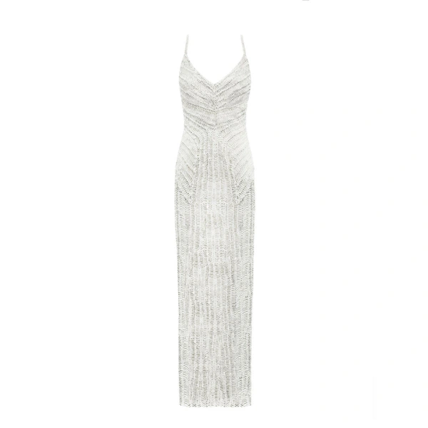 SemSem Macramé Maxi Dress | Maxi Dresses | Coveti