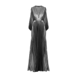 SemSem Pleated Metallic Maxi Dress | Maxi Dresses | Coveti
