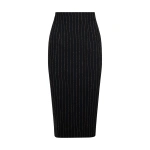 Sergio Hudson Black Pinstripe Pencil Skirt | Pencil Skirts | Coveti
