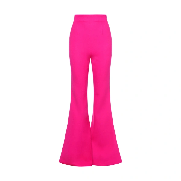 Raspberry High Waisted Boot Cut Pant