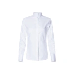 Sergio Hudson White Rounded Collar Button Down Shirt | Shirts | Coveti
