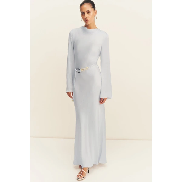 Shona Joy Agnes Long Sleeve Maxi Dress with Belt