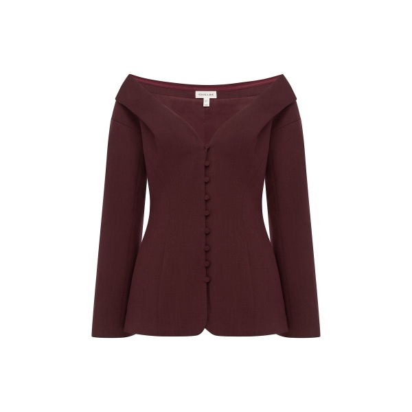 Shona Joy Asher Off Shoulder Fitted Top