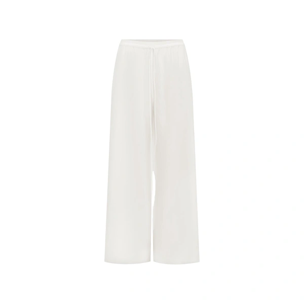 Aura Semi Sheer Pant in Ivory