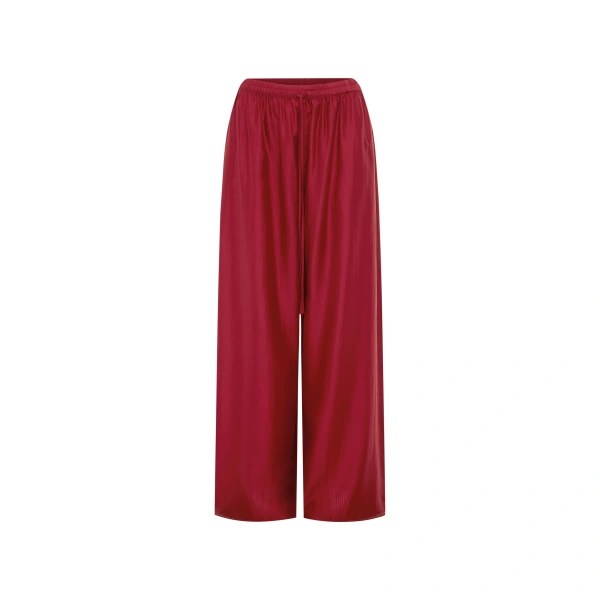 Aura Semi Sheer Pant in Rouge
