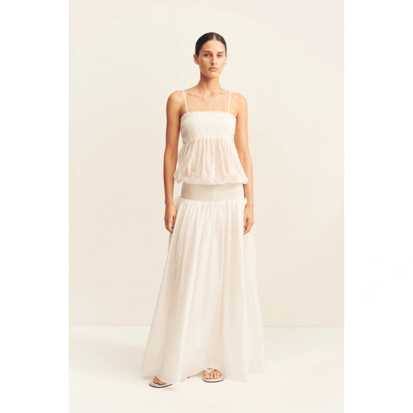 Shona Joy Aura Shirred Maxi Dress, view 2