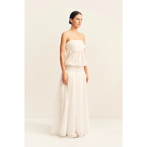 Shona Joy Aura Shirred Maxi Dress, view 3