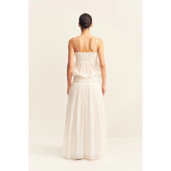 Shona Joy Aura Shirred Maxi Dress, view 5