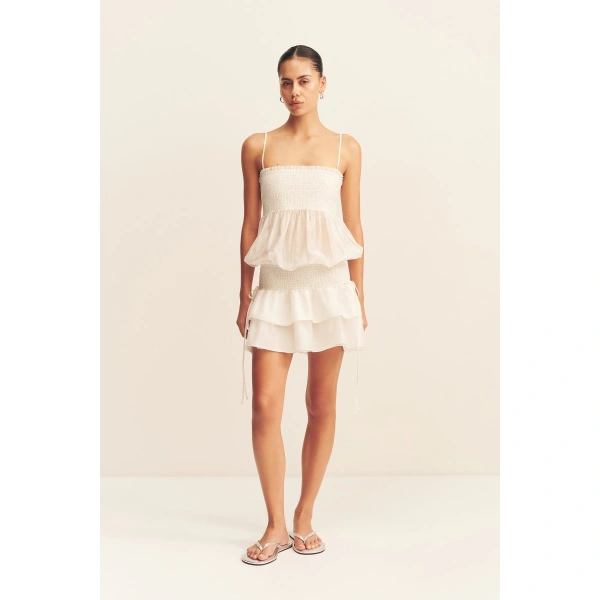 Shona Joy Aura Shirred Mini Dress, view 2