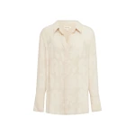 Shona Joy Bowery Jacquard Sheer Shirt