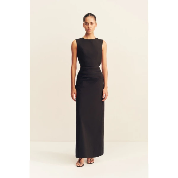Shona Joy Campbell Bow Backless Maxi Dress, view 2