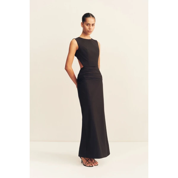 Shona Joy Campbell Bow Backless Maxi Dress, view 4