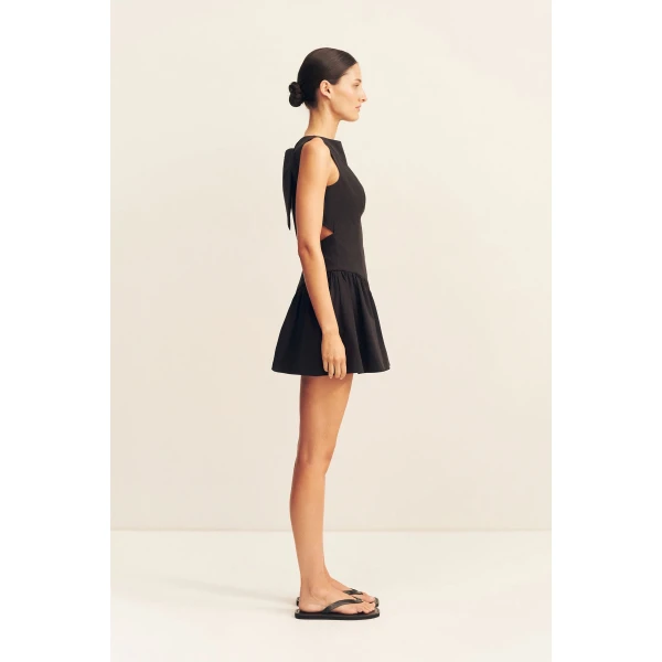 Shona Joy Campbell Bow Backless Mini Dress, view 5