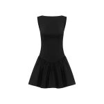 Shona Joy Campbell Bow Backless Mini Dress