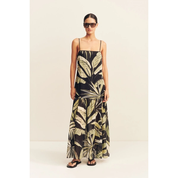 Shona Joy Celina Cotton Voile Maxi Dress, view 2