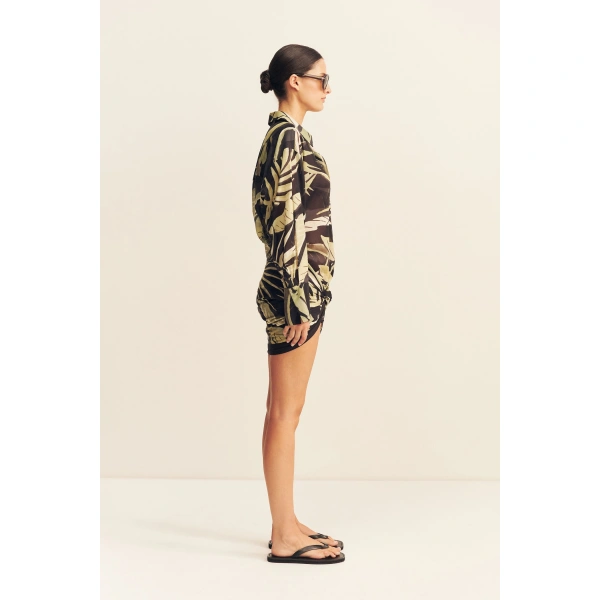 Shona Joy Celina Cotton Voile Shirt, view 5