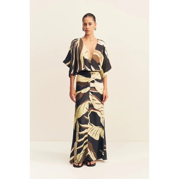 Shona Joy Eclipse Silk Viscose Maxi Dress, view 2