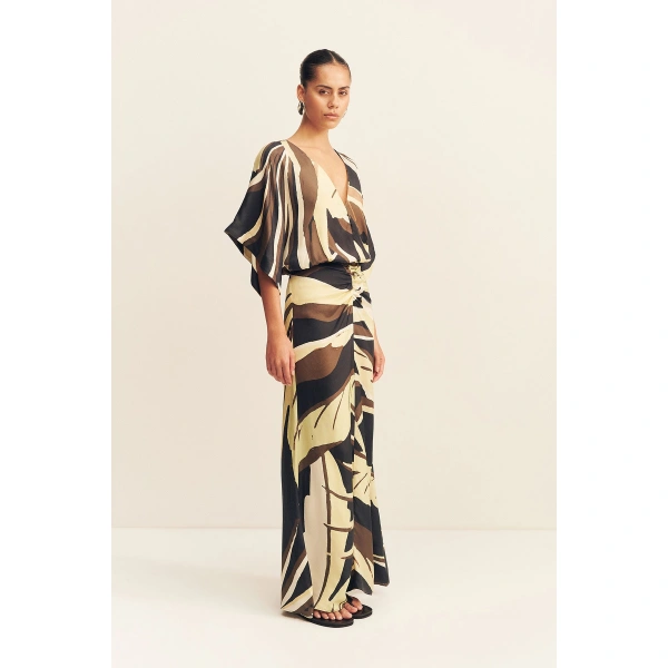 Shona Joy Eclipse Silk Viscose Maxi Dress, view 4