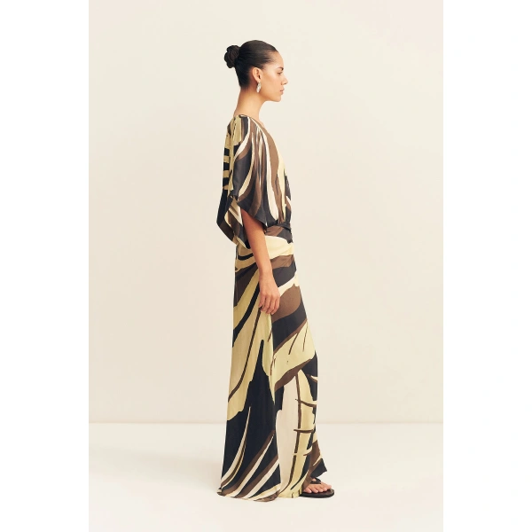 Shona Joy Eclipse Silk Viscose Maxi Dress, view 5