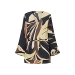 Shona Joy Eclipse Silk Viscose Mini Dress with Belt