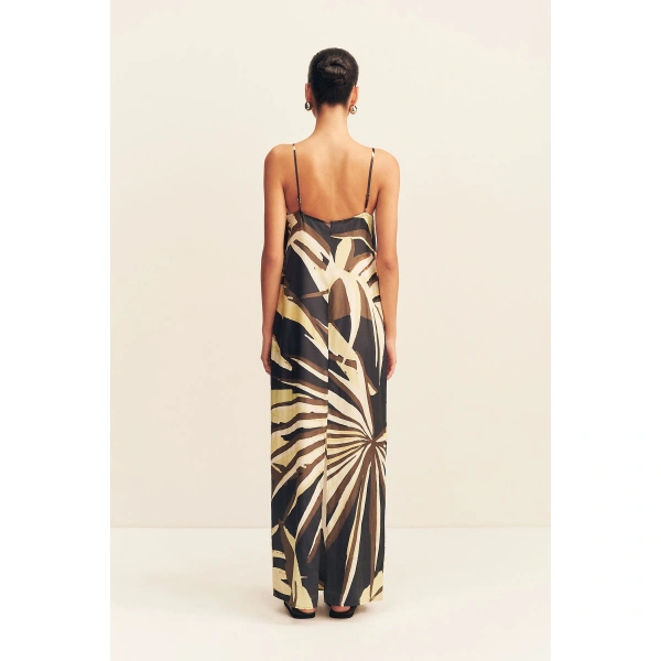 Shona Joy Eclipse Silk Viscose Slip Maxi Dress, view 6