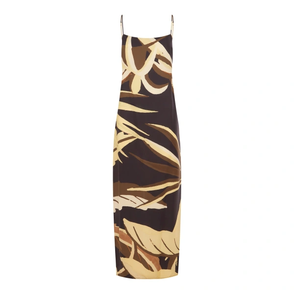 Eclipse Silk Viscose Slip Maxi Dress