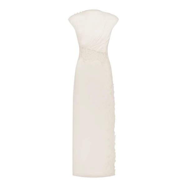Shona Joy Eniko Lace Gathered Maxi Dress