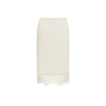 Shona Joy Eniko Lace Split Midi Skirt