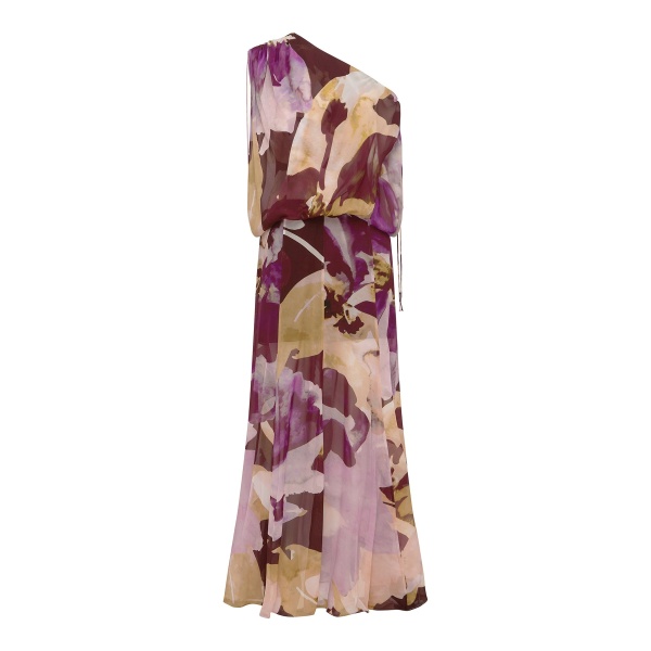 Shona Joy Gia Off Shoulder Blouson Maxi Dress
