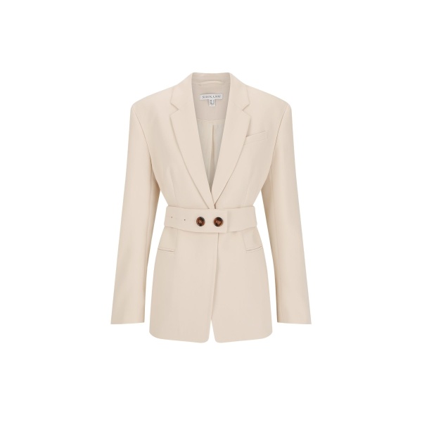Shona Joy Irena Hourglass Single Breasted Blazer with Belt
