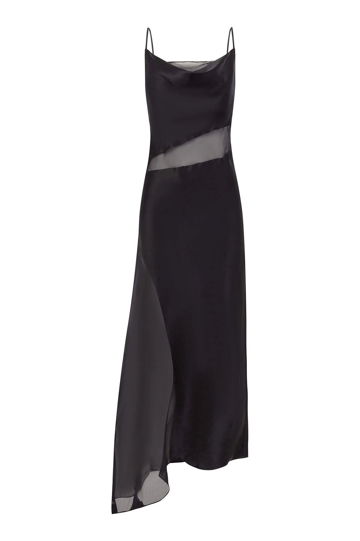 Shona Joy Iza Silk Contrast Maxi Dress in Black – Dresses – Australian Luxury Eventwear at Coveti Shona Joy Iza Silk Contrast Maxi Dress