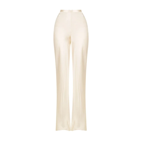 La Lune Bias Cut Pant in Cream