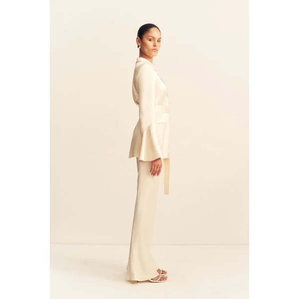 Shona Joy La Lune Flared Sleeve Belted Blazer