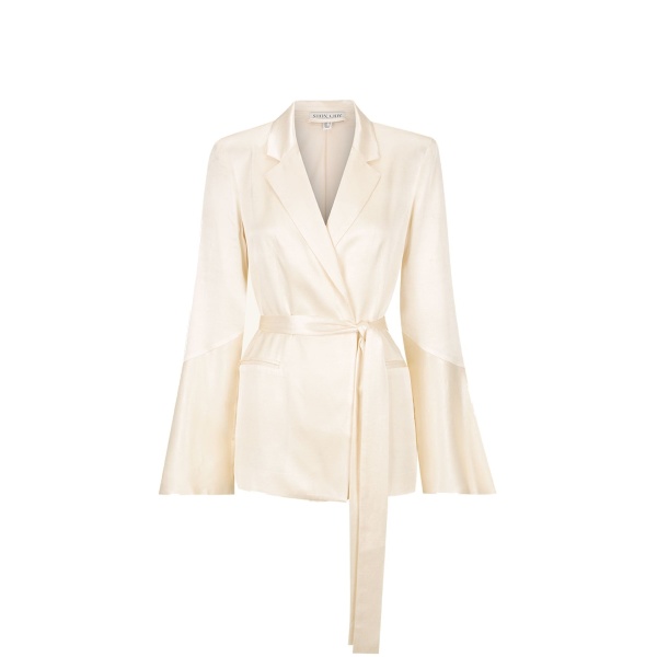 Shona Joy La Lune Flared Sleeve Belted Blazer
