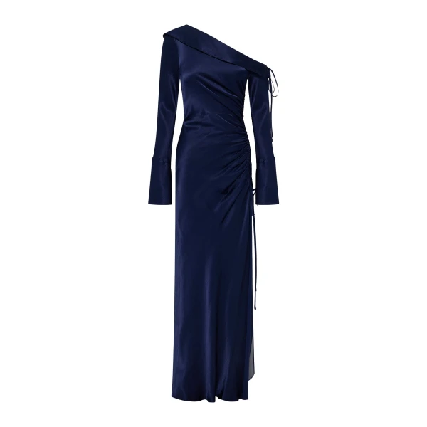 La Lune Long Sleeve Gathered Maxi Dress