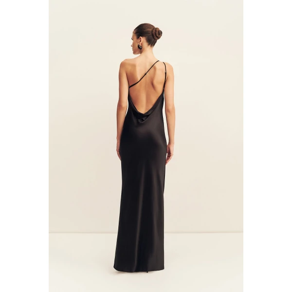 Shona Joy La Lune One Shoulder Cowl Back Maxi Dress