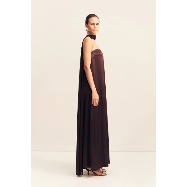Shona Joy Lucent Scarf in Espresso, view 5