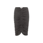 Shona Joy Mira Mesh Gathered Midi Skirt