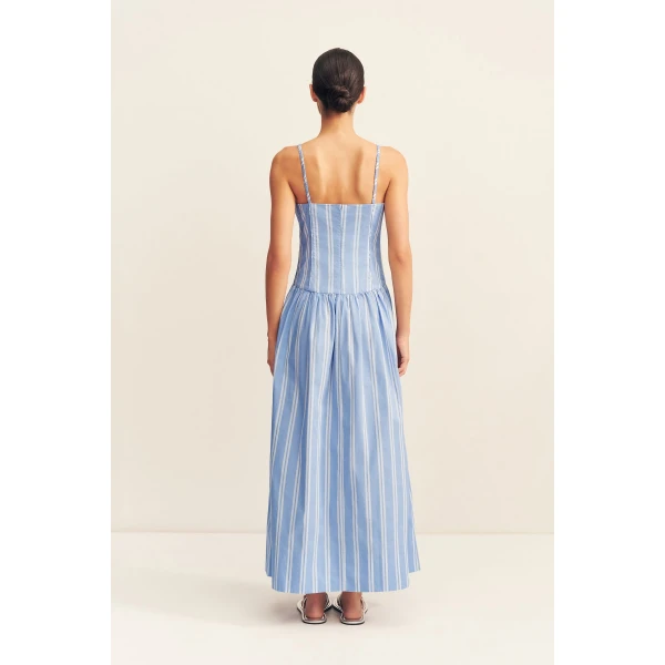 Shona Joy Omri Panelled Bustier Maxi Dress