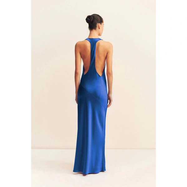 Shona Joy Savanna Racer Back Maxi Dress in Cobalt, view 2