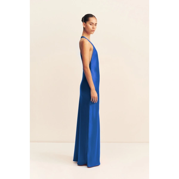 Shona Joy Savanna Racer Back Maxi Dress in Cobalt, view 5