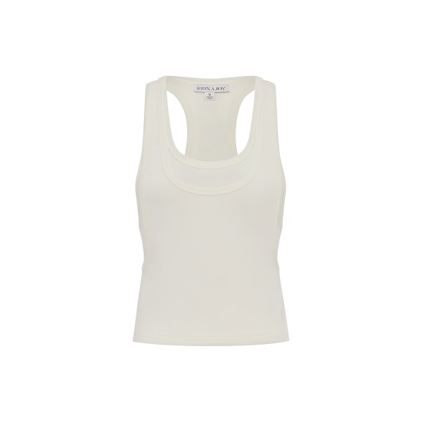 Shona Joy Sol Jersey Double Layered Racer Back Tank