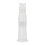 Shona Joy Stratus Plunged Lace Panelled Maxi Dress