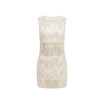 Shona Joy Viva Sequin Spliced Mini Dress