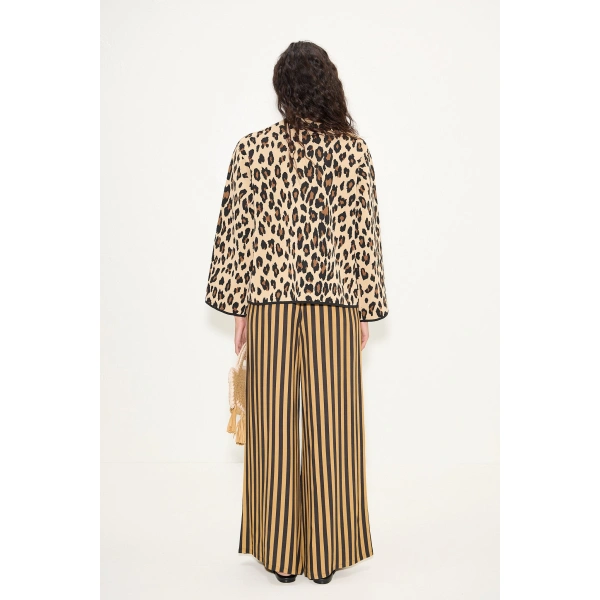 Simon Miller Beaux Knit Cardigan in Cheetah Scramble | Cardigans | Coveti