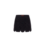 Simon Miller Beep Beep Mini Skirt in Black Multi-Shape | Mini Skirts | Coveti