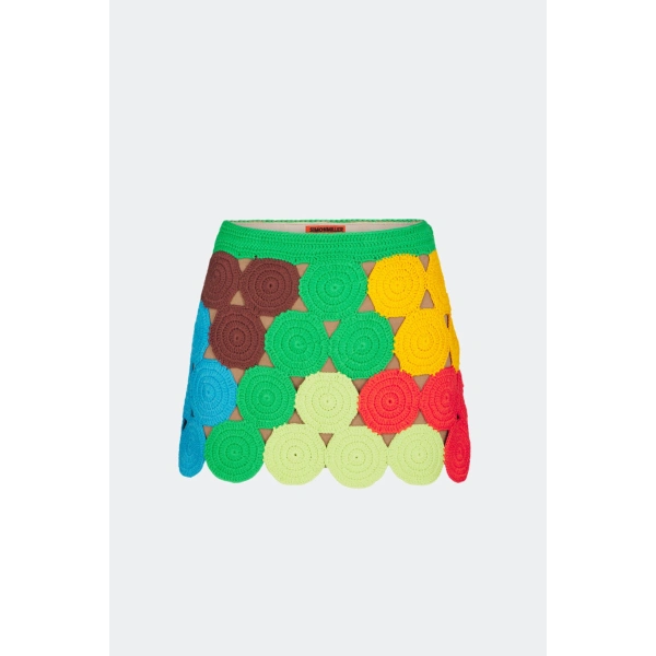 Simon Miller Beep Beep Mini Skirt in Island Multi | Mini Skirts | Coveti