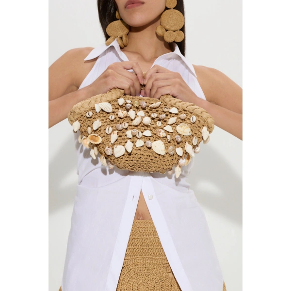 Simon Miller Beep Beep Mini Skirt in Natural | Mini Skirts | Coveti